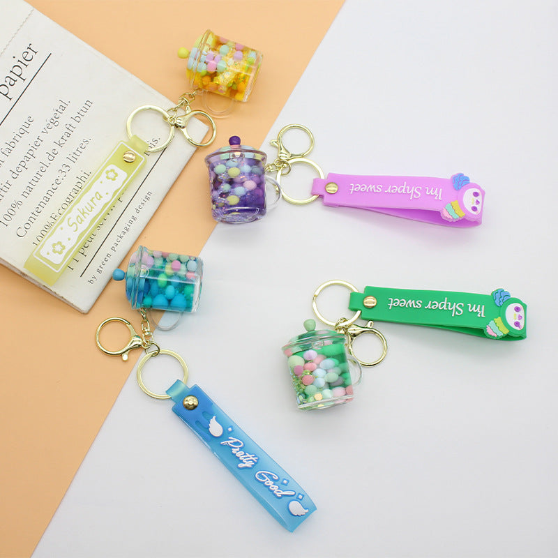 Unisex keychain with cute drinking vessel design Kalsten
