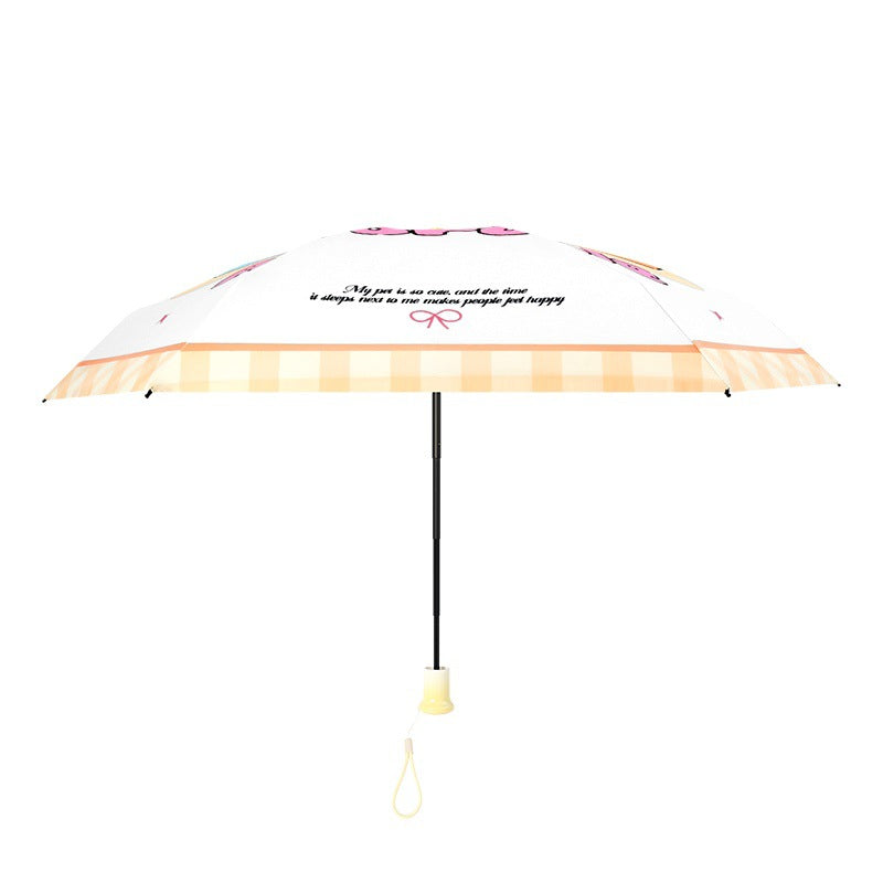 Women compact and lighter folding umbrella with automatic opening mechanism Kalsten