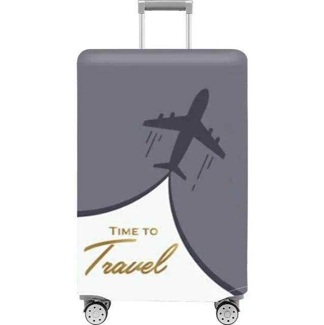 Unisex stretchable suitcase cover with cute alpaca design, elastic protective cover for hard-shell and fabric suitcases Kalsten