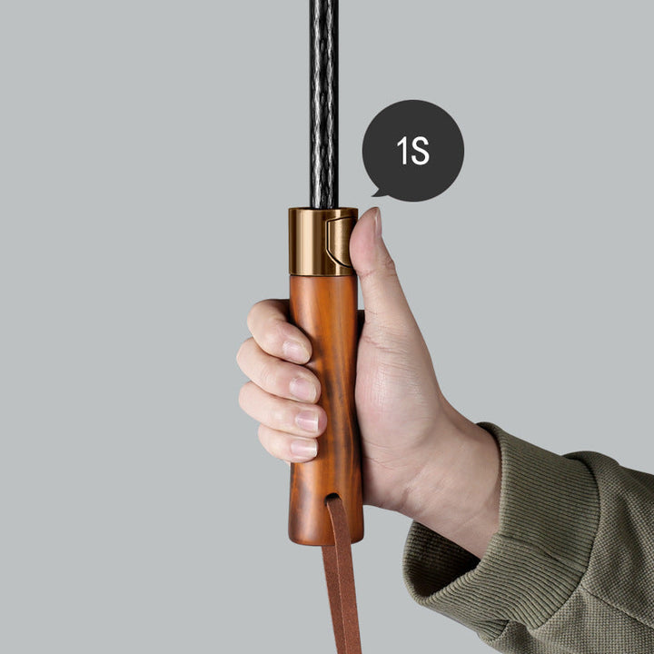 Ladies large umbrella with wind-resistant technology and ergonomic handle Kalsten