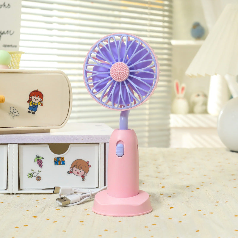 Women's portable table fan in playful flower design Kalsten
