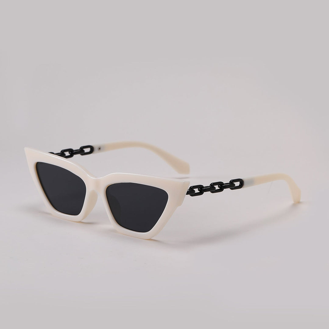 Women's Cat-Eye Sunglasses with Luxurious Chain Frame Kalsten