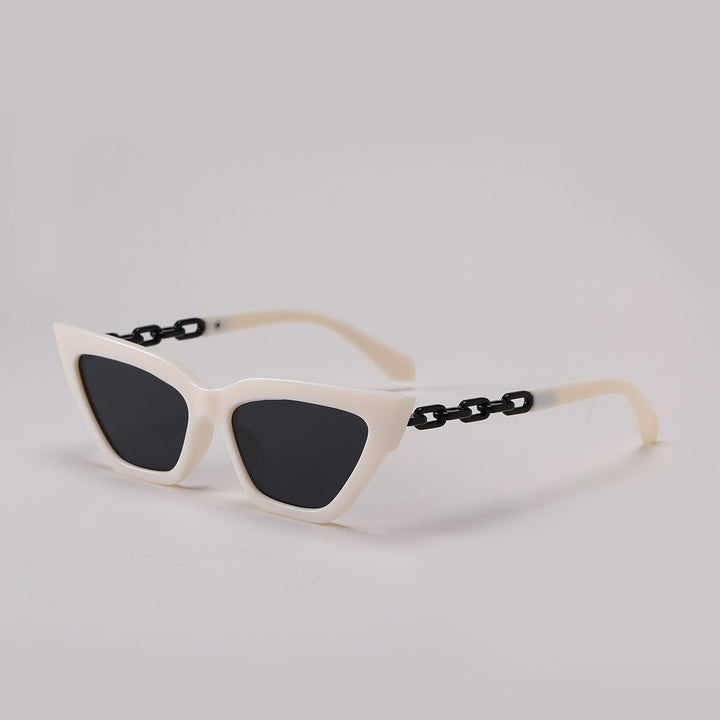 Women's Cat-Eye Sunglasses with Luxurious Chain Frame Kalsten