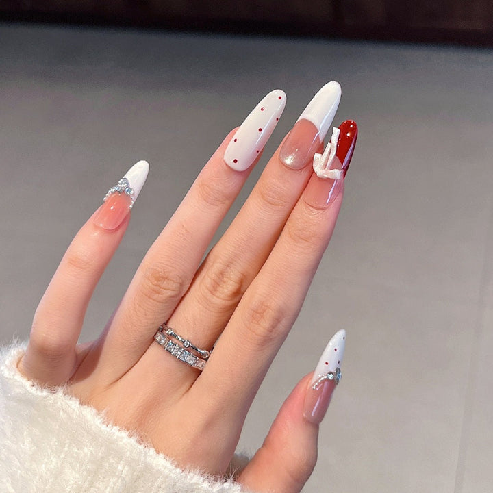 Premium Rhinestone-Embellished Nail Art Extensions Kalsten