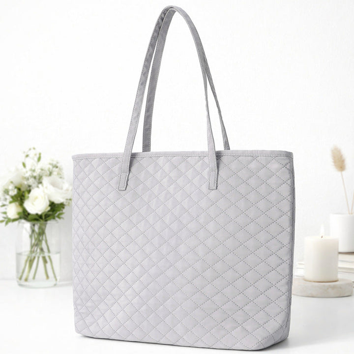 Fashionable handbag made of textured material Kalsten