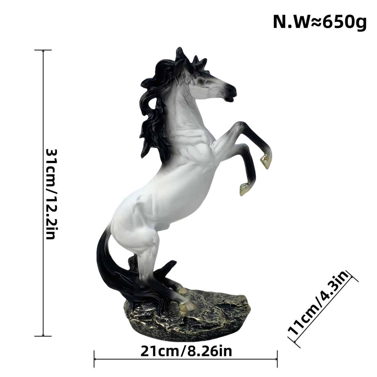 Decorative horse sculpture Acalora