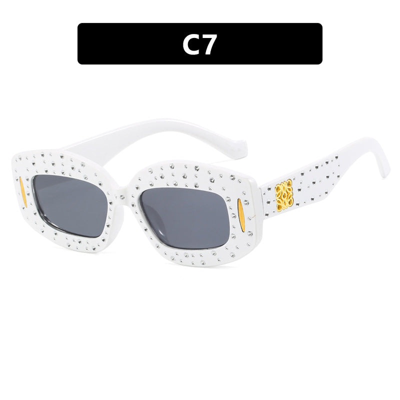 Women's fashionable sunglasses with glamorous rhinestone embellishment Kalsten