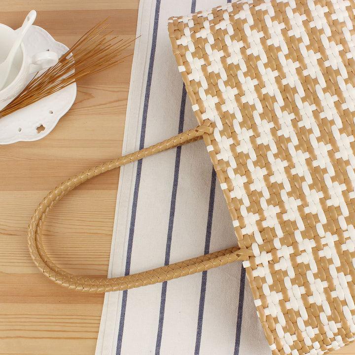 Designer Tote Bag Made of High-Quality Woven Material Kalsten