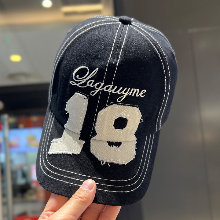 Men's Distressed Embroidered Baseball Cap Kalsten
