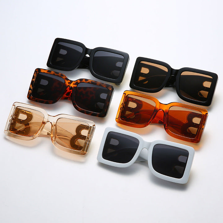 Women Oversized Sunglasses with Decorative Frame Kalsten