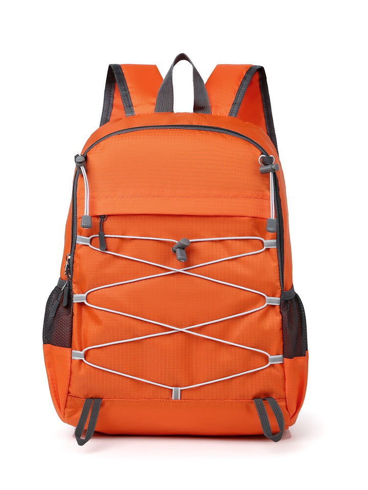 Unisex nan lightweight outdoor backpack with elastic tension strap and mesh side pockets Kalsten