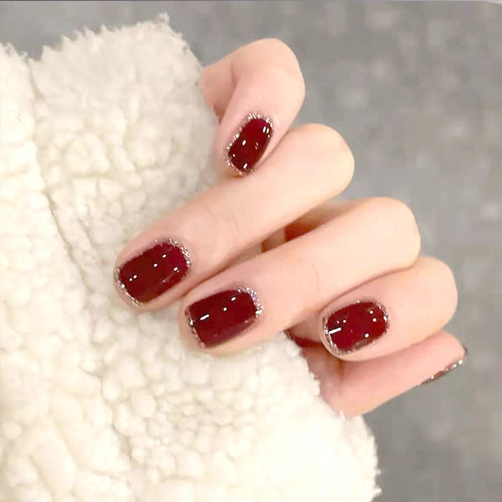 Decorative Glittered Nail Art Tips Kalsten