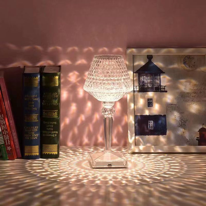Liesbeth Crystal Lamp – Luxury Table Lamp with USB Charging Function Kalsten