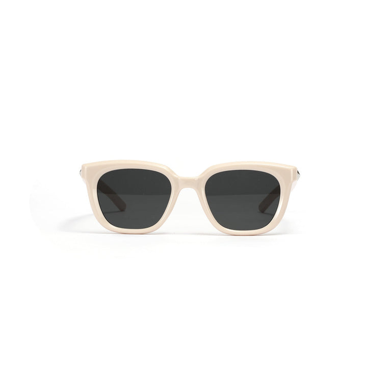 Ladies fashionable transparent sunglasses with slim frame and UV protection Kalsten