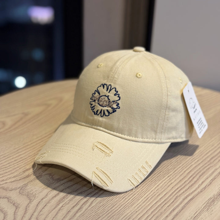 Unisex Embroidered Flower Design Baseball Cap Kalsten