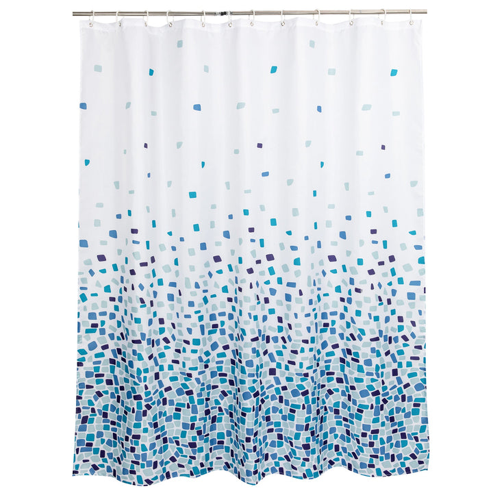 Mosaic-Patterned Shower Curtain Kalsten