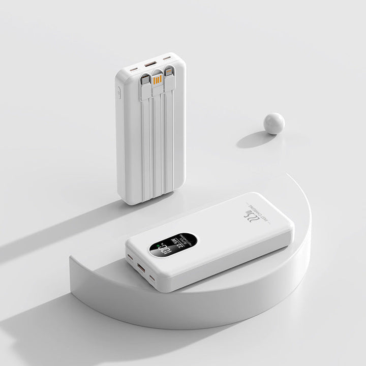 Compact power bank with integrated multi-function charging display Kalsten