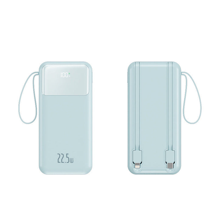 Portable power bank with additional wrist strap and smart LED display Kalsten