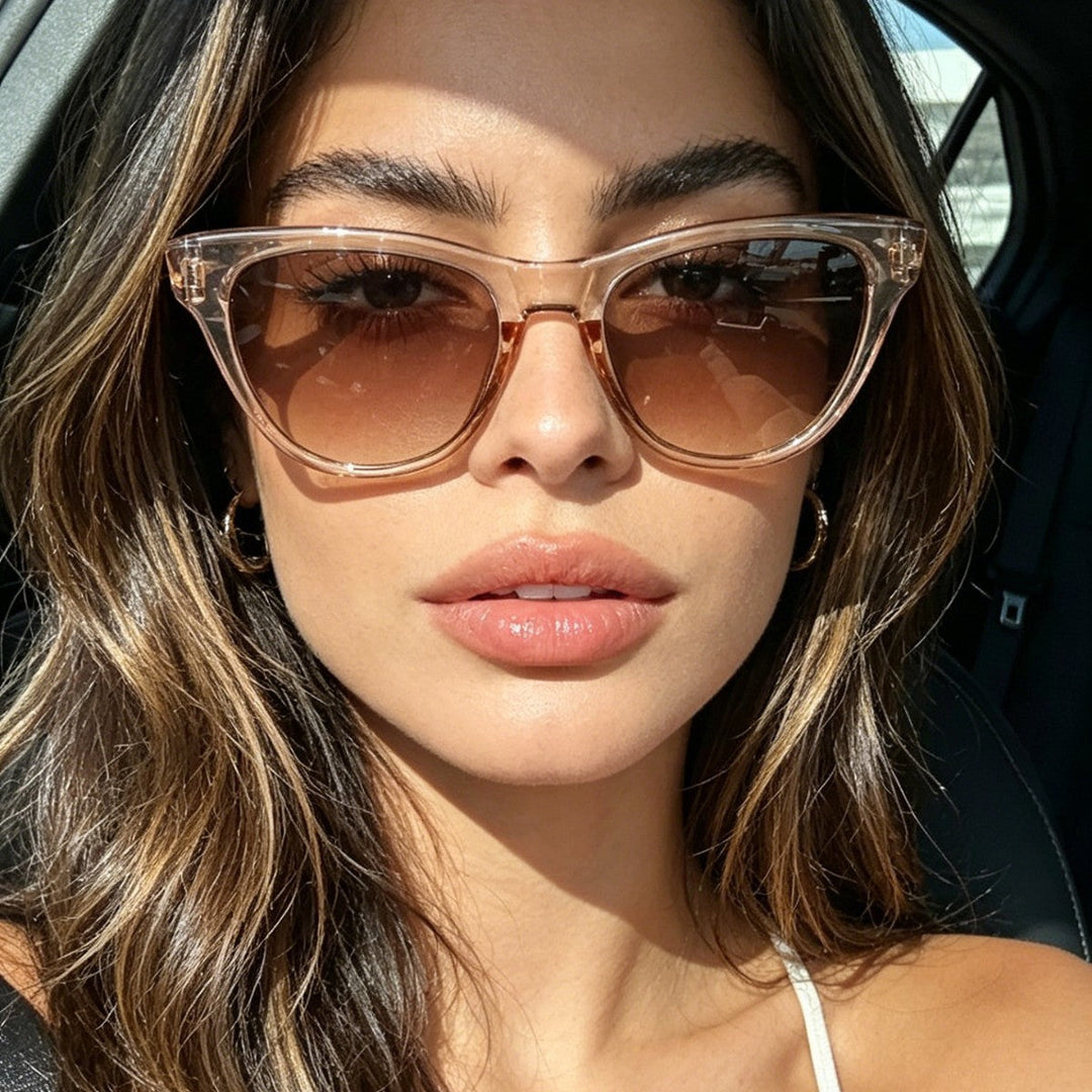 Women's fashionable sunglasses in elegant transparent design Kalsten