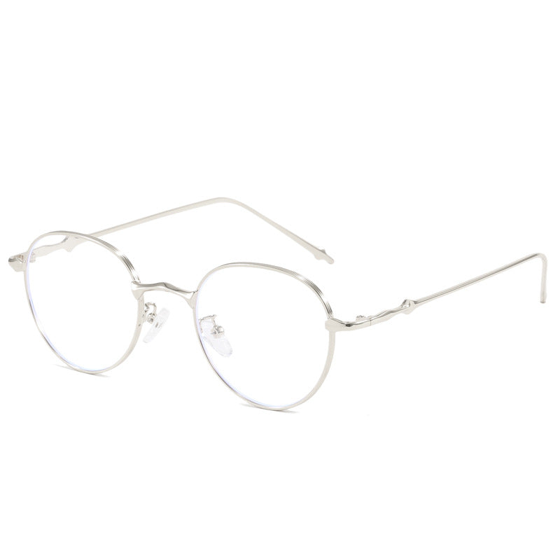 Ladies elegant round sunglasses with stylish metal frame Kalsten