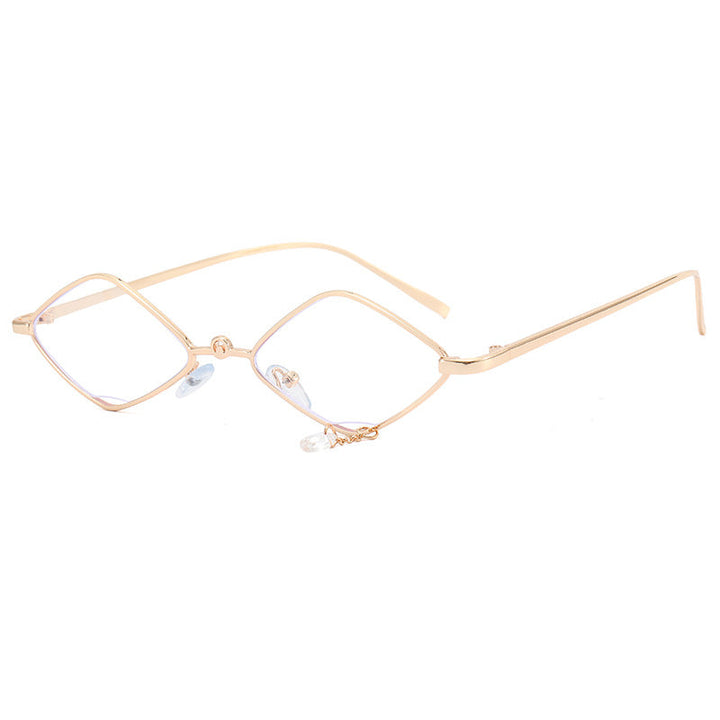 Ladies fashionable sunglasses with faceted frame Kalsten