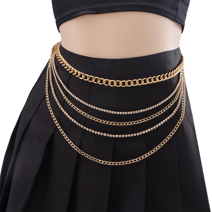 Multi-Layered Chain Body Jewelry Kalsten