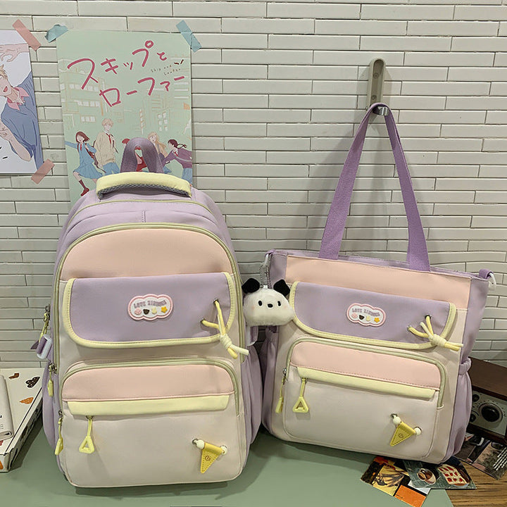 Multi-Functional Plush School Backpack Kalsten
