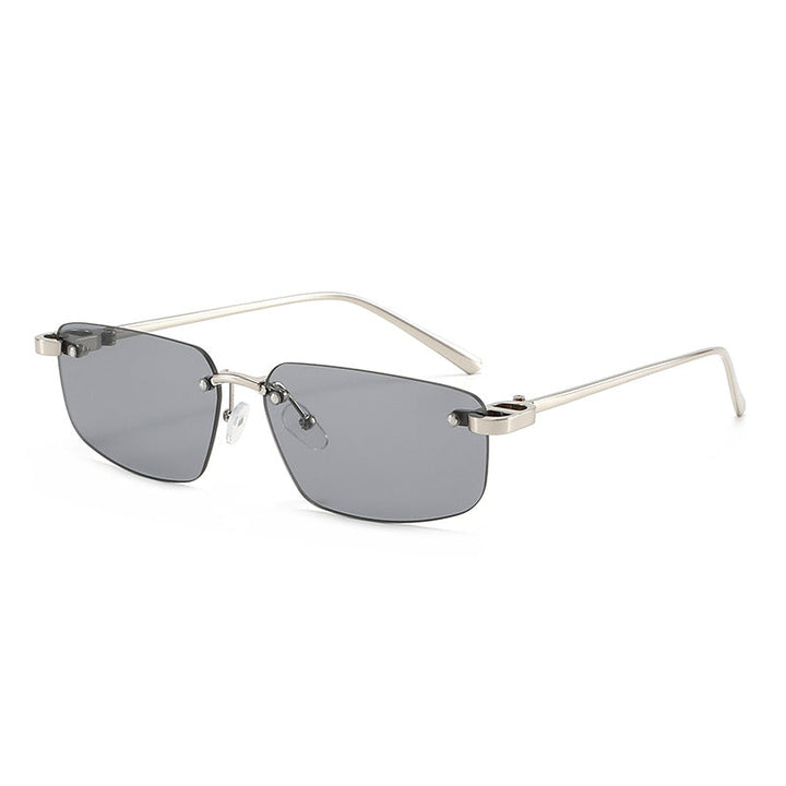 Ladies fashionable rectangular sunglasses with minimalist frame Kalsten