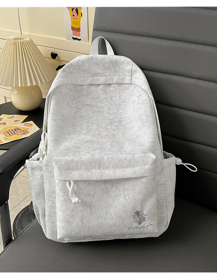 Stylish Floral Embroidered School Backpack