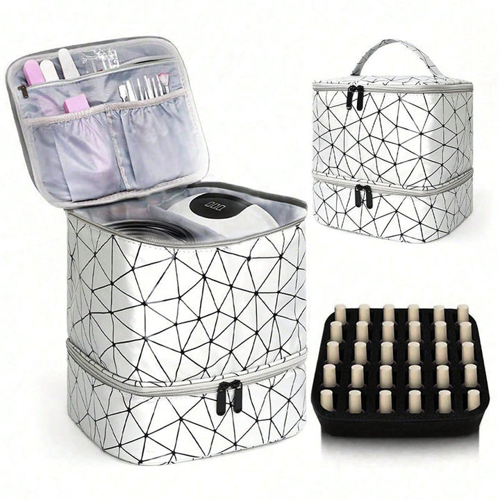 Cosmetic storage bag with two compartments Kalsten