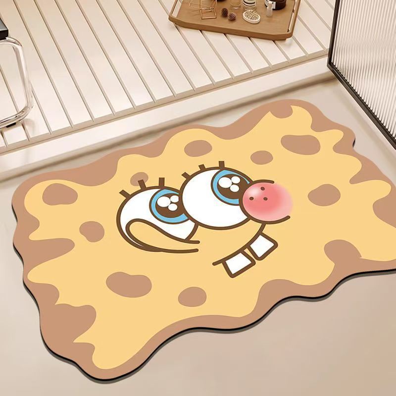 Cartoon Character Themed Bath Mat Kalsten
