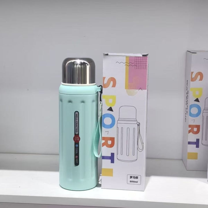 Unisex Thermal Insulated Bottle with Practical Carrying Handle Kalsten