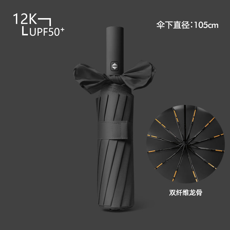 Women's compact and wind-resistant umbrella with UV protection technology Kalsten