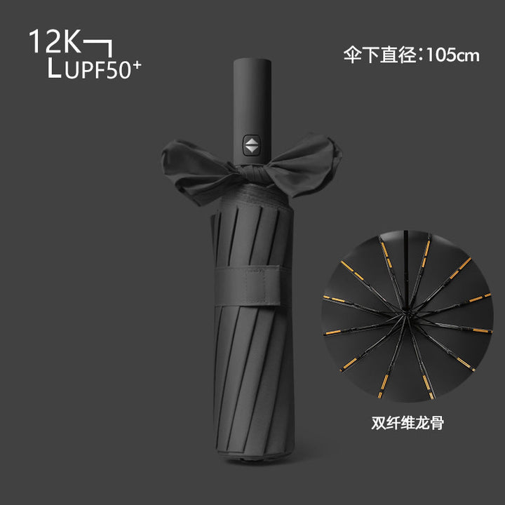 Women's compact and wind-resistant umbrella with UV protection technology Kalsten