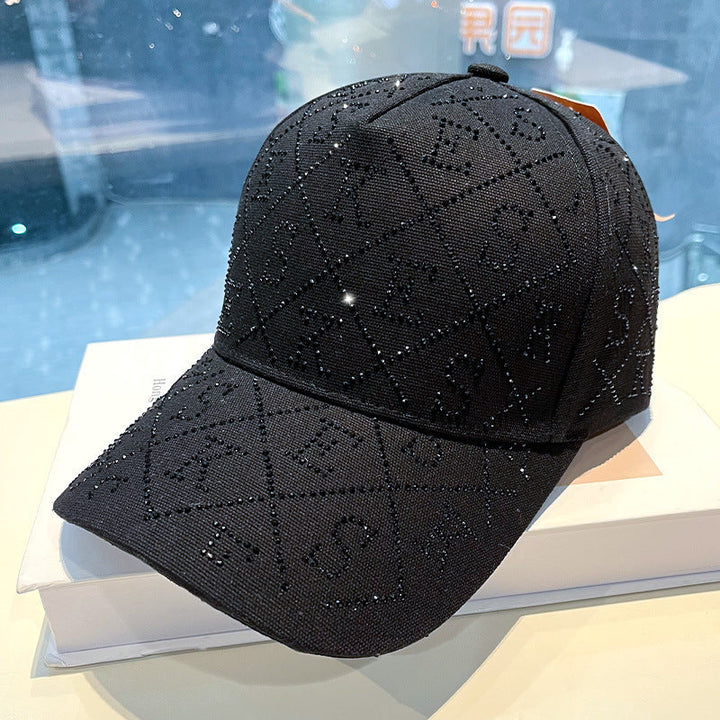Women's Rhinestone-Embellished Adjustable Baseball Cap Kalsten