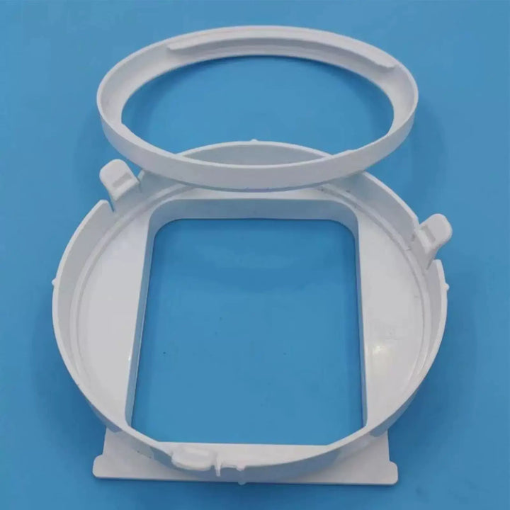 Unisex universal size universal window fan adapter with circular exhaust collar and quick release flange for portable air conditioners Kalsten
