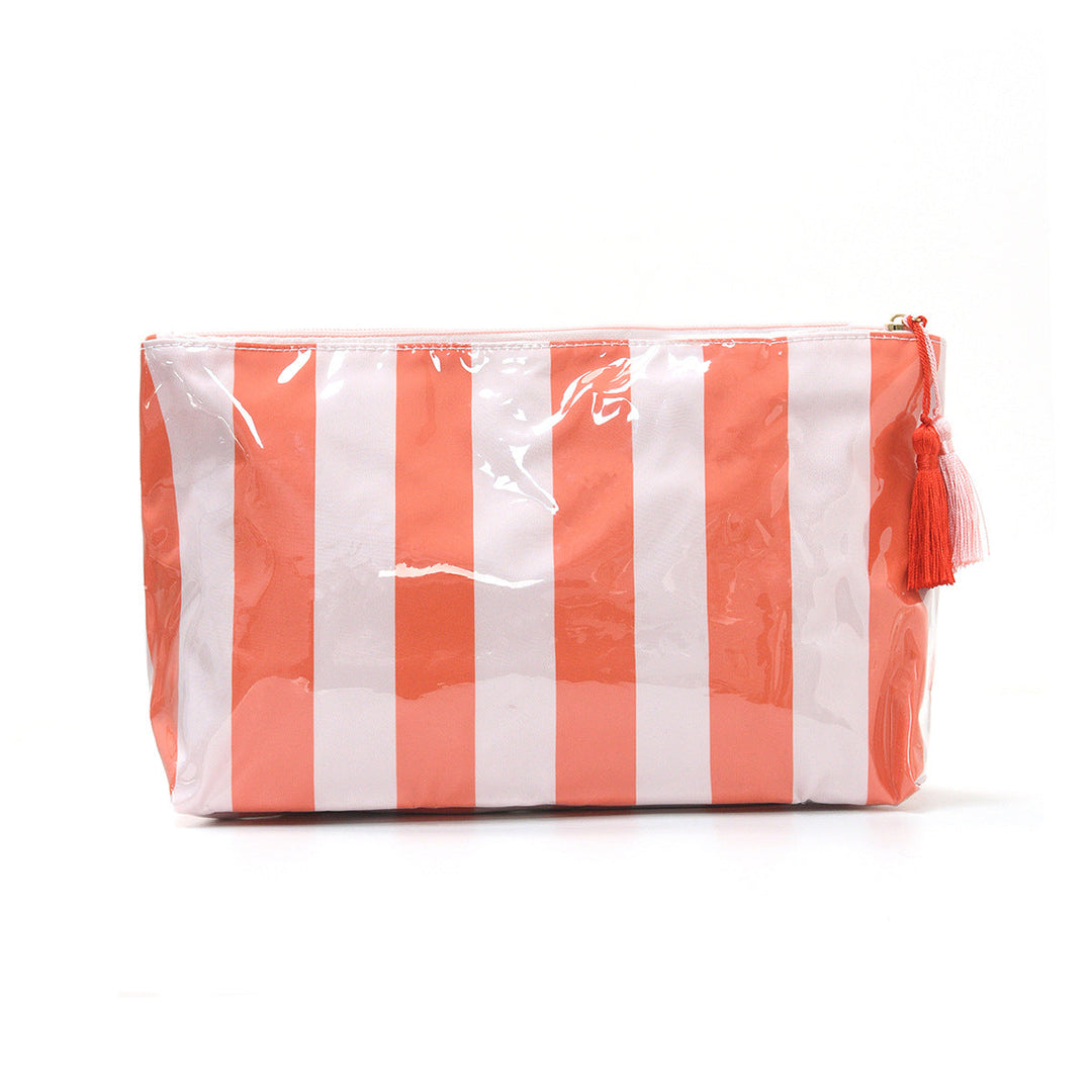 Cosmetic pouch with practical zipper and colorful checkered pattern Kalsten