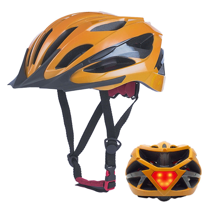 Bicycle helmet with LED rear light and optimal ventilation Kalsten
