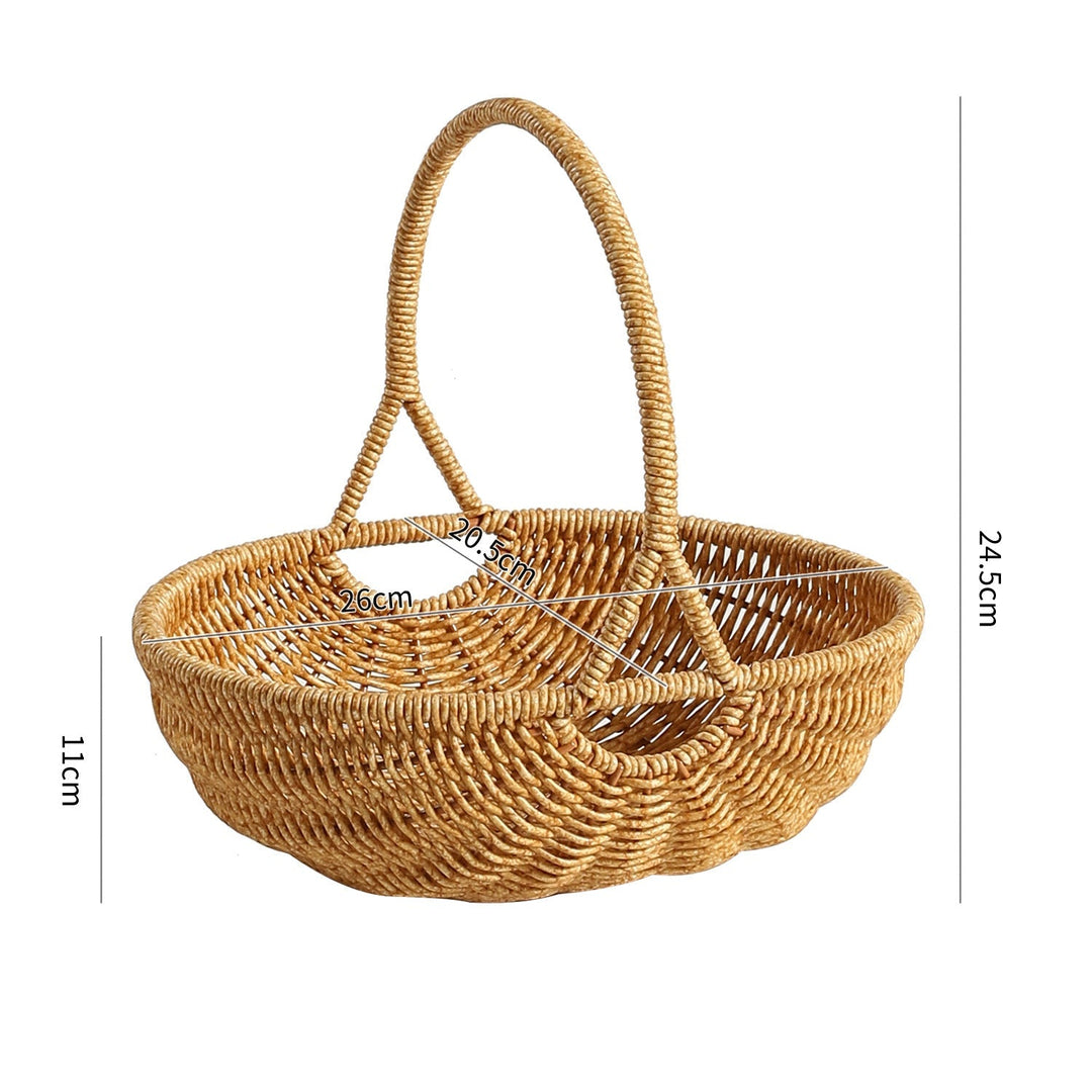 Handwoven Artisan Market Basket Kalsten
