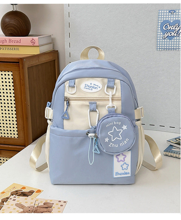 Multi-Pocket Playful School Backpack