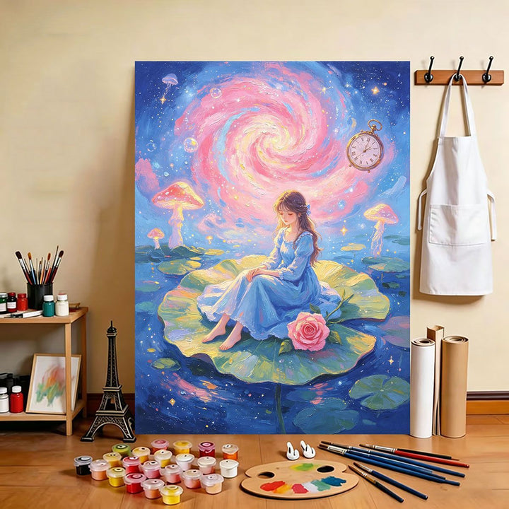 Dreamy Celestial Painting Canvas Art Kalsten