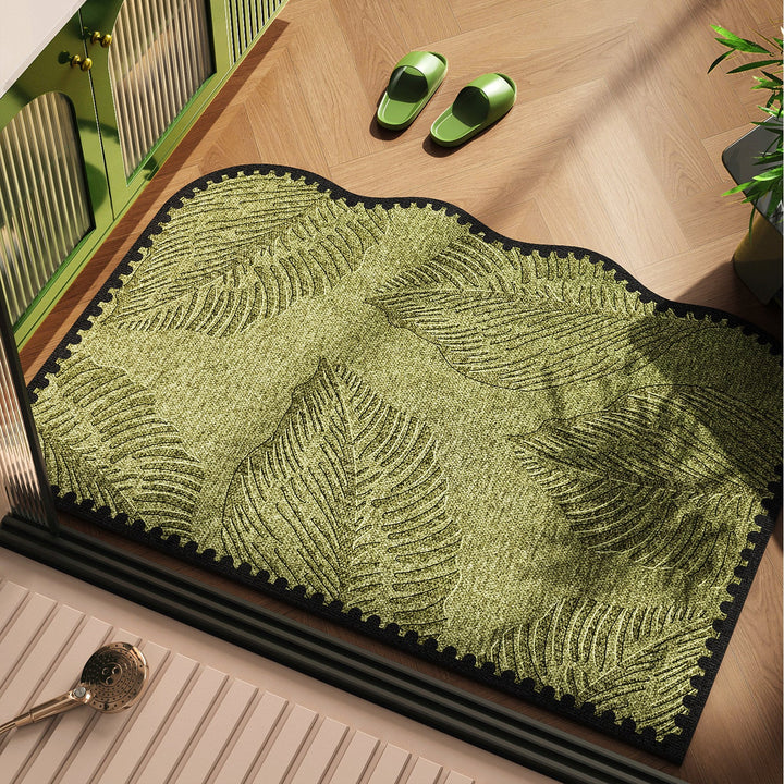 Lace-Trimmed Bath Mat Kalsten