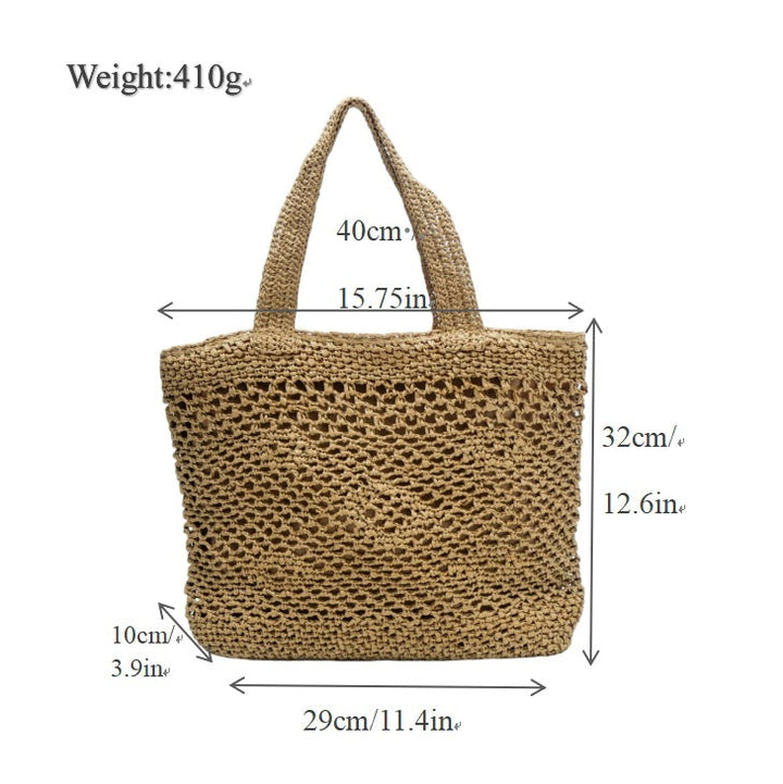 Handwoven tote bag with modern patterns Kalsten