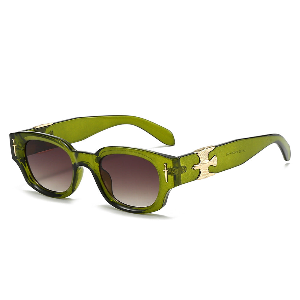 Women's fashionable sunglasses in exclusive tortoiseshell design with elegant metallic accents Kalsten