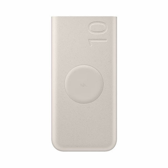 Slim Magnetic wireless power bank with built-in USB-C fast charge and textured eco-shell Kalsten