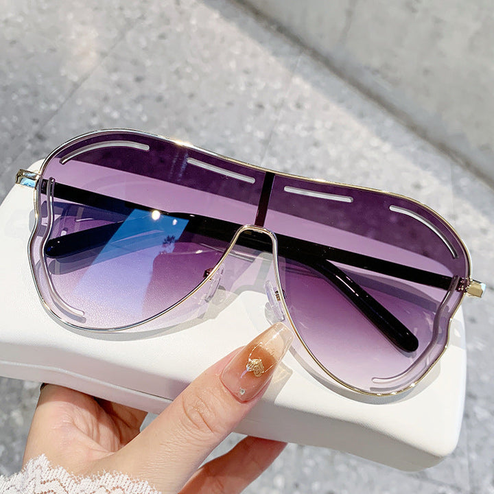 Men's Aviator-Style Shield Sunglasses Kalsten