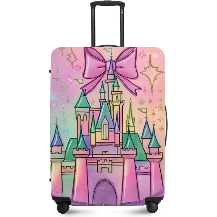 Unisex nan elastic suitcase cover with UV-resistant motif print and zip opening Kalsten