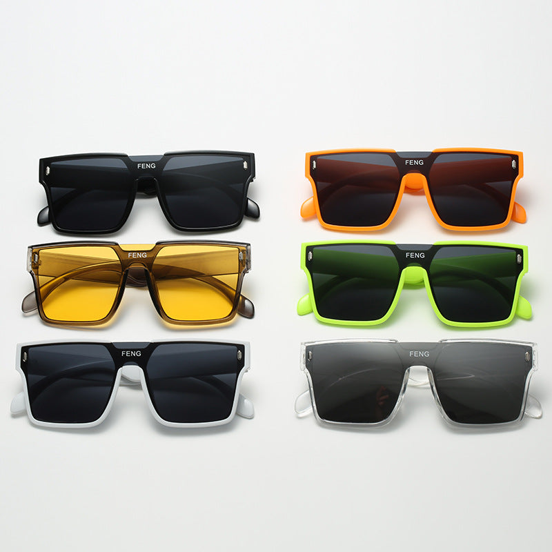 Women's fashionable square sunglasses with durable plastic frame Kalsten