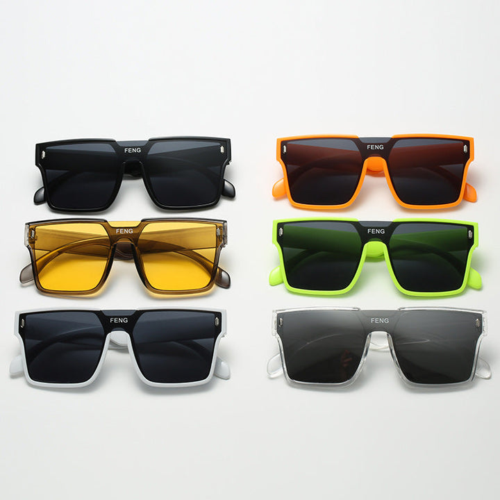 Women's fashionable square sunglasses with durable plastic frame Kalsten