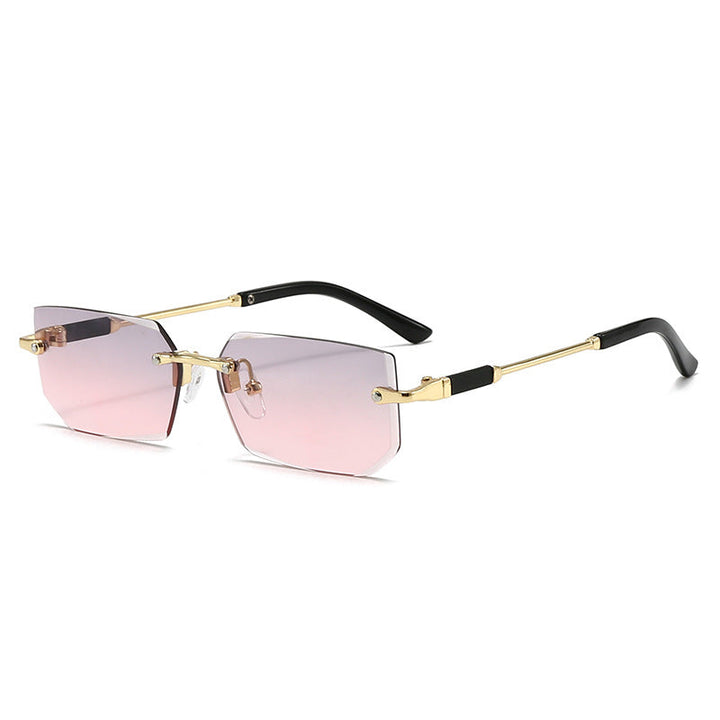 Ladies elegant and fashionable sunglasses with transparent frame Kalsten